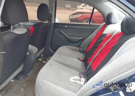 2004 Honda Civic Lx из США, поврежденный, VIN 2HGES16594H617120